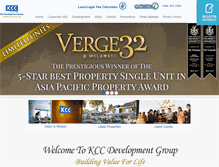 Tablet Screenshot of kccdev.com.my